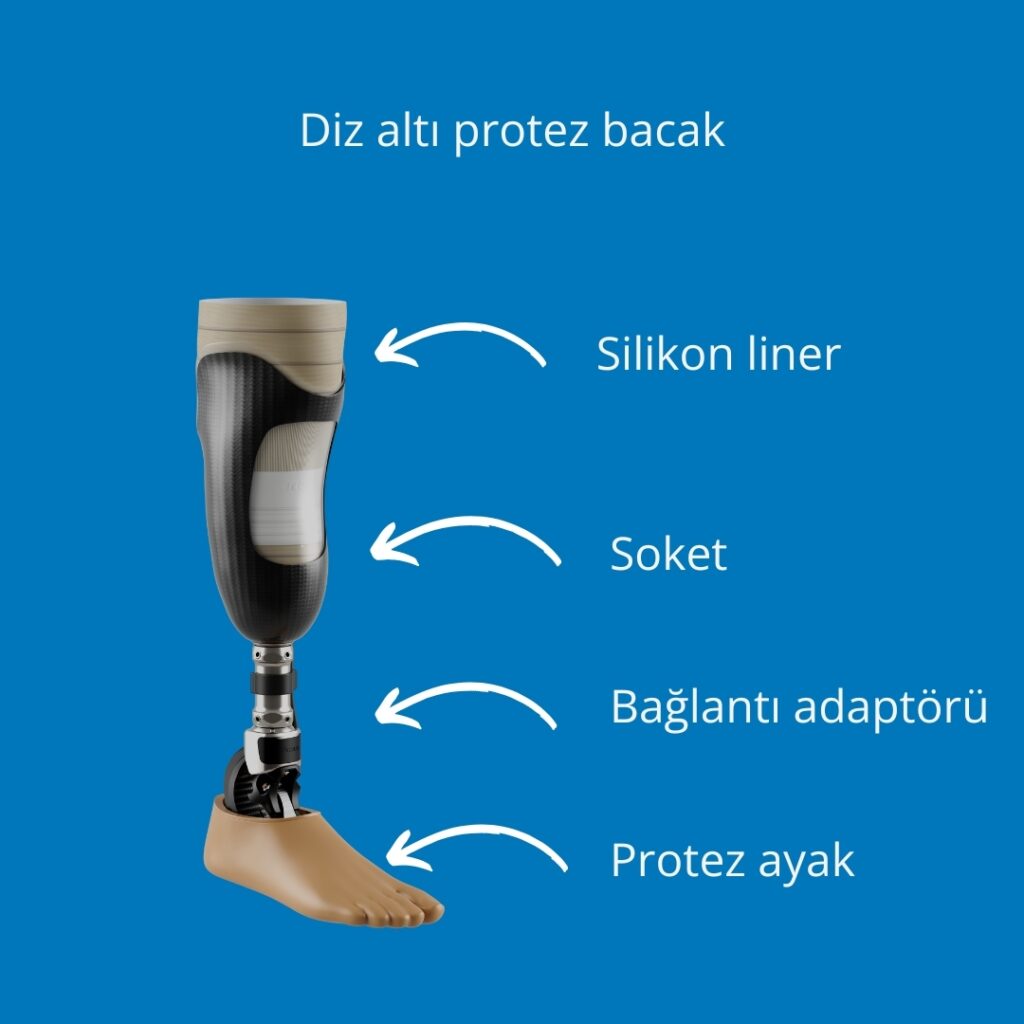 diz altı protez